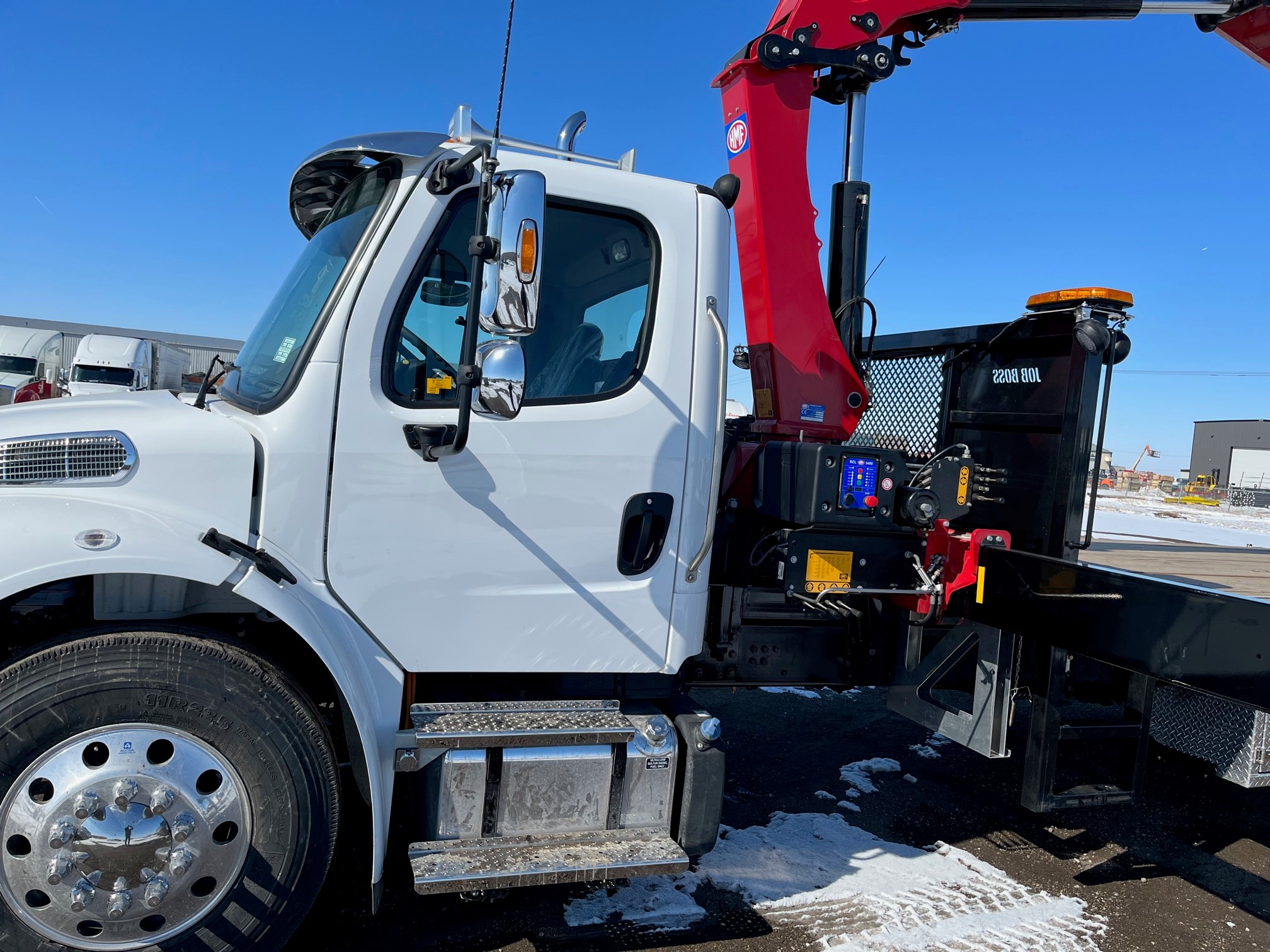 2024 Freightliner M2 106 - HMF 1620K-5 Crane & 20' Steel Deck - WINORD002799