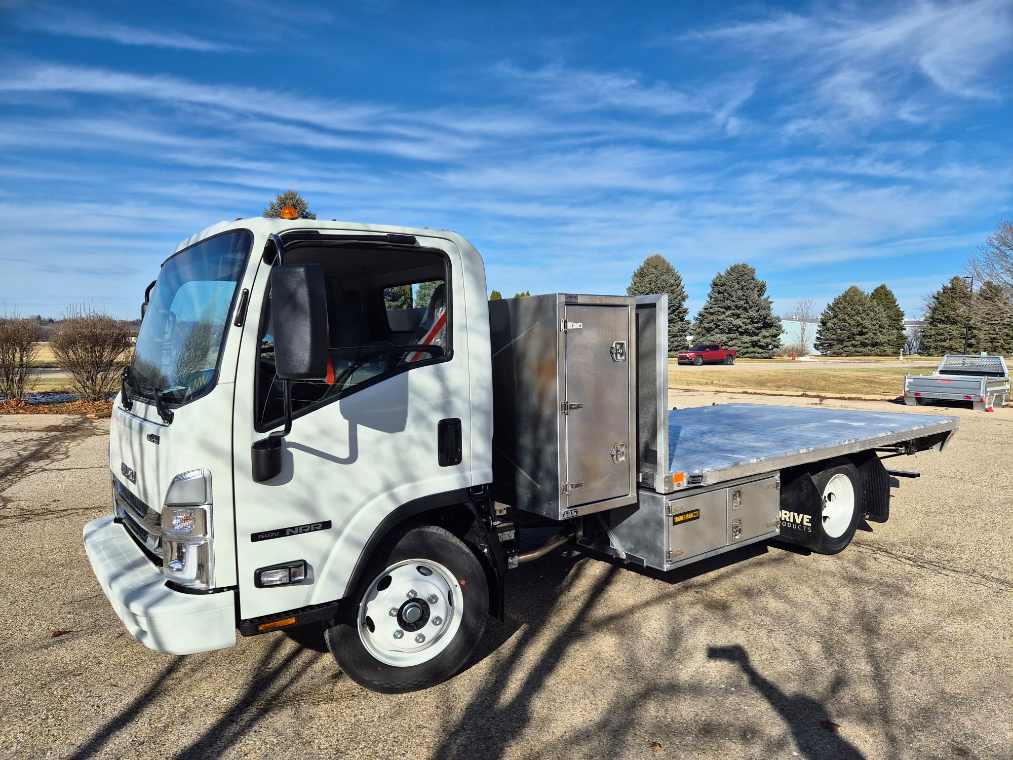 2026 Isuzu NRR - Voth 14' Flatdeck - Thundercreek Lube Skid - ELKORD003116