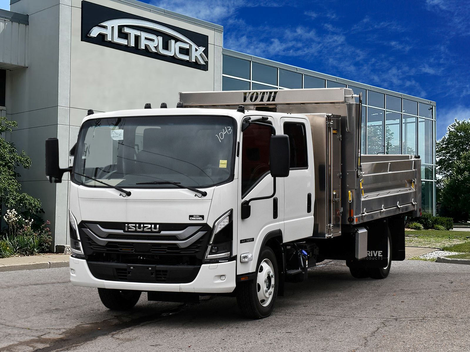 2025 ISUZU NRR 3V4 - VOTH 11'9 DUMP BODY ALUMINUM