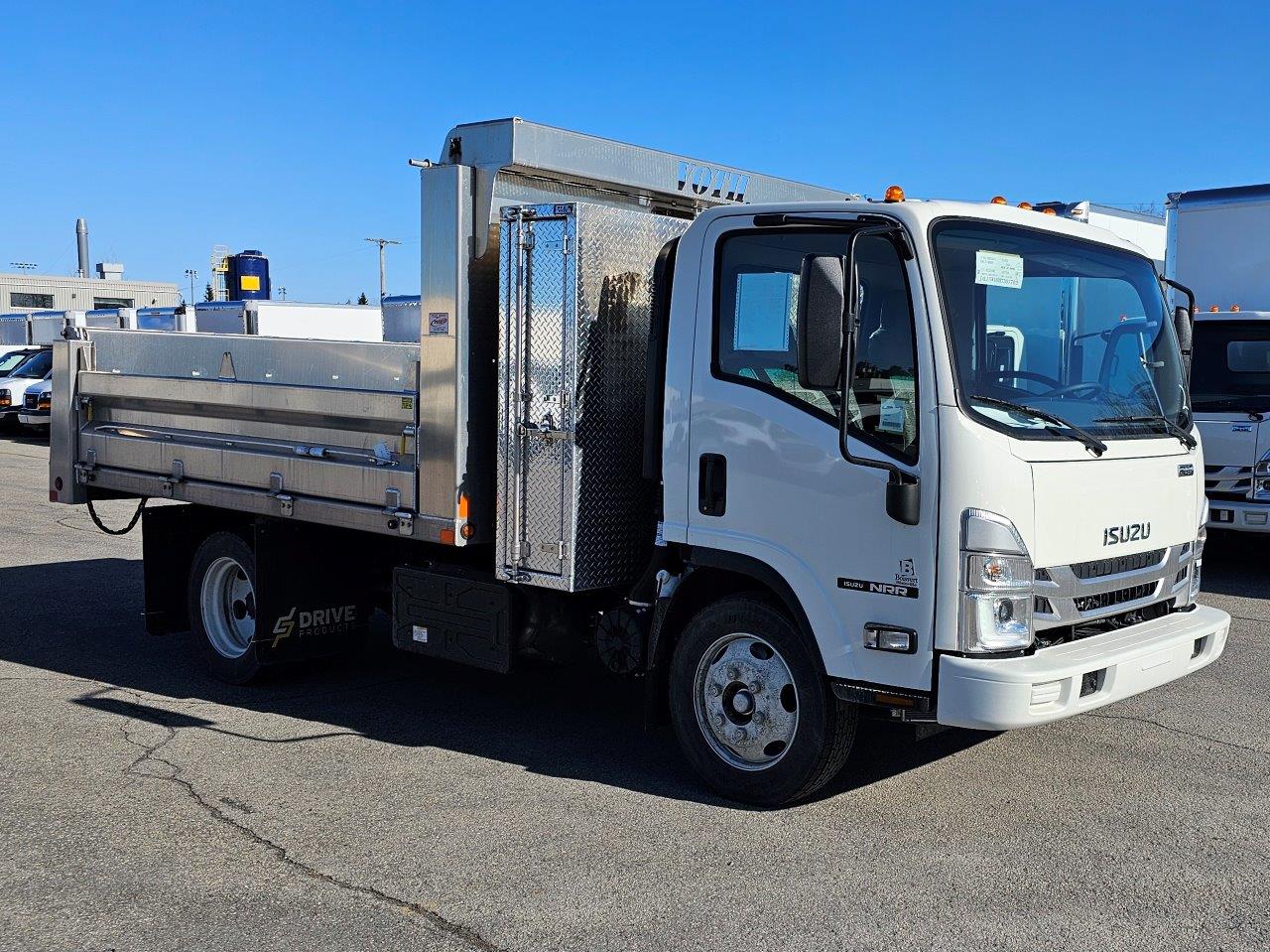 2024 ISUZU NRR - VOTH 11'9 DUMP BODY ALUMINUM w/18" Tunnel Box - LPCORD000249