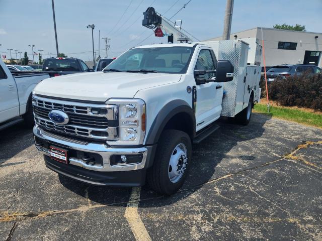 2024 Ford F600 - Voth 84&quot; CA Service Body w/ Stellar Crane 5021E - ELKORD001914