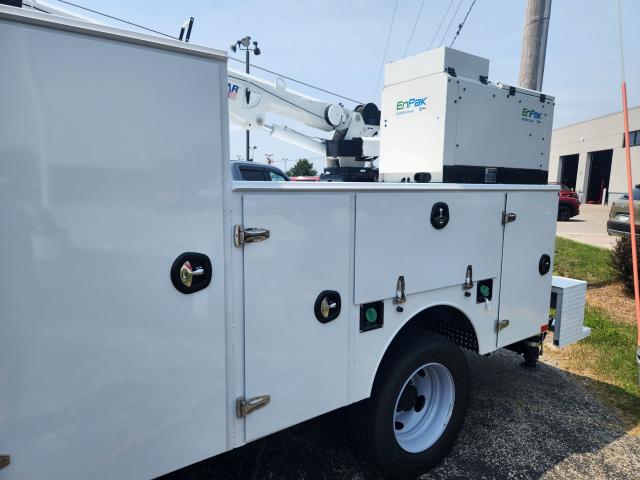 2024 Ford F600 - Voth 84&quot; CA Service Body w/ Stellar Crane 5021E - ELKORD001914