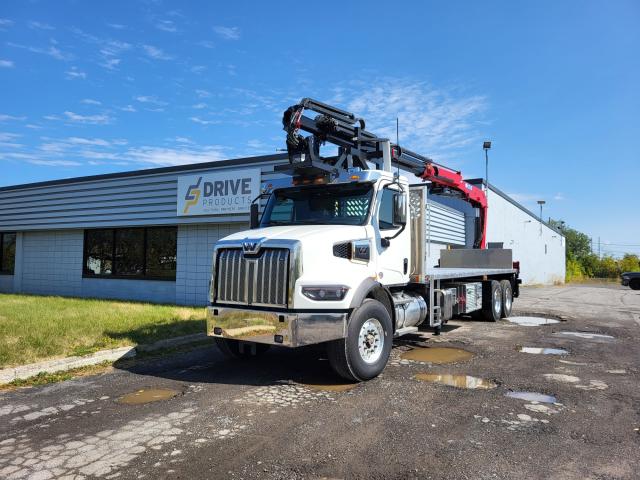 2025 Western Star 47x - HMF 2530LRCS &amp; 24'6" Aluminum Flatdeck - OTTORD009760