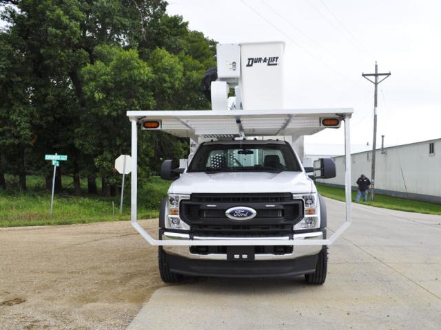 2024 Ford F550 - Dur-A-Lift DTAX45 Aerial w/Voth Urban Forestry Chipper Body