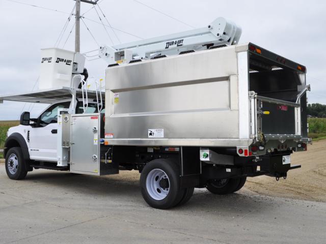 2024 Ford F550 - Dur-A-Lift DTAX45 Aerial w/Voth Urban Forestry Chipper Body